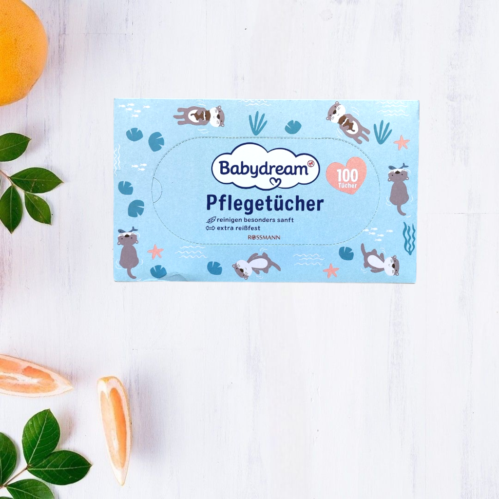 Серветки дитячі сухі Babydream 3-шарові 100 шт.