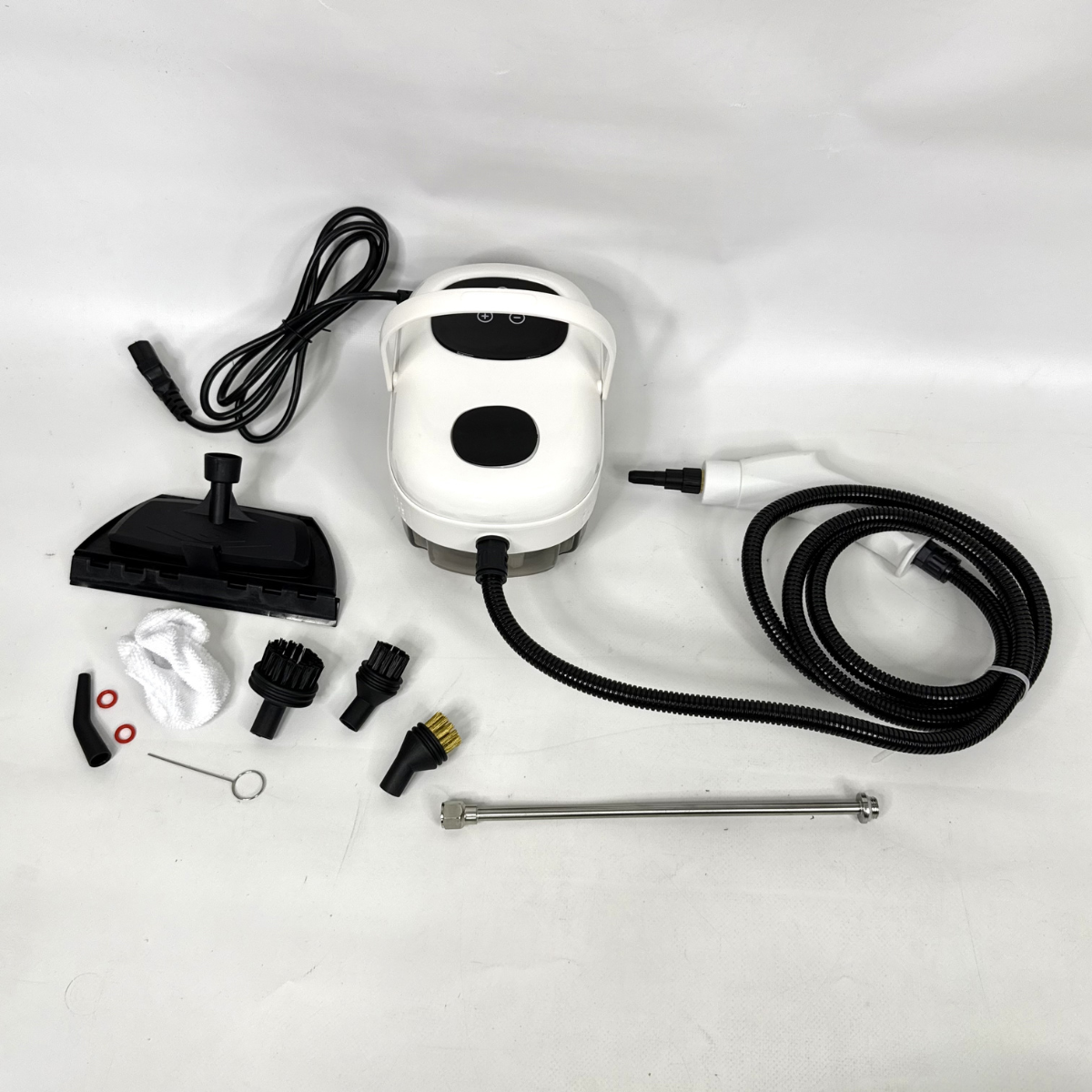 Пароочисник з насадками багатофункціональний ручний для прибирання та дезінфекції 7в1 Білий (PAR-026-White)