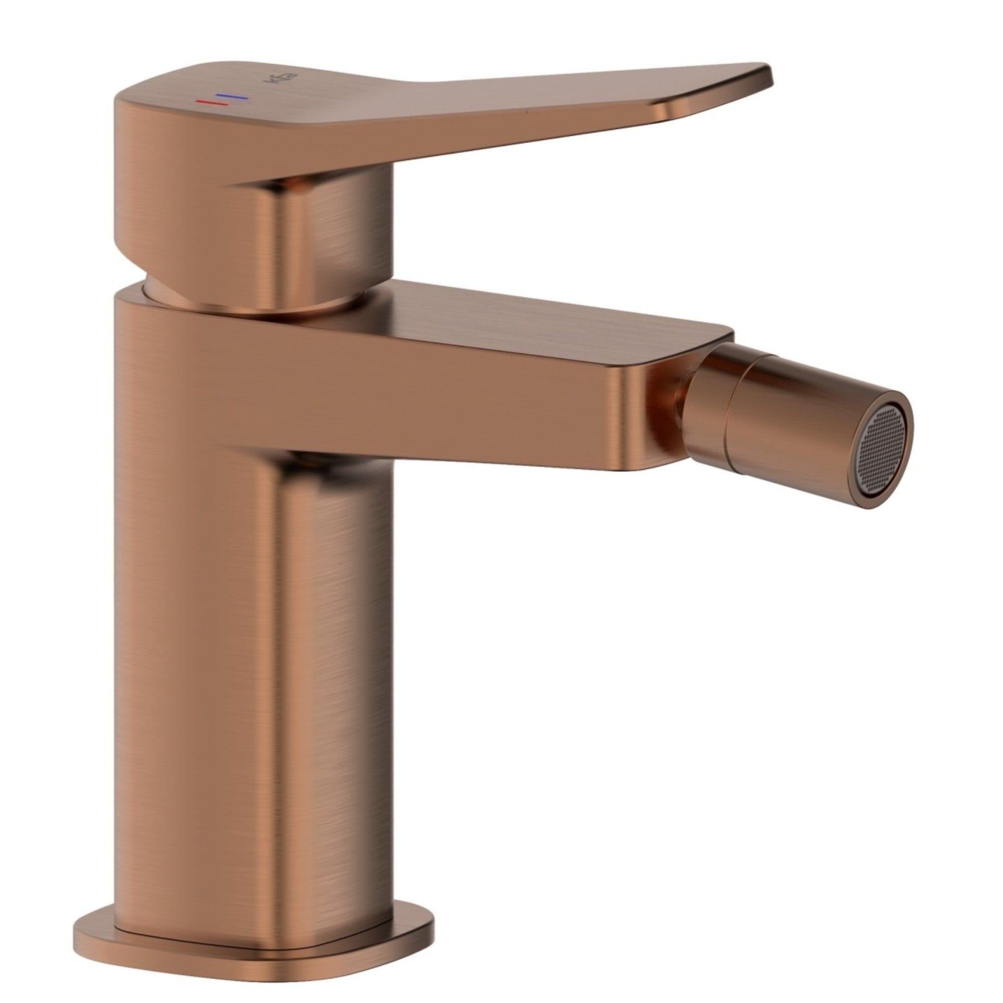 Змішувач для біде KFA Armatura Malaga одноважільний та донний клапан Click-Clack Бронза брашована (4527-015-34)