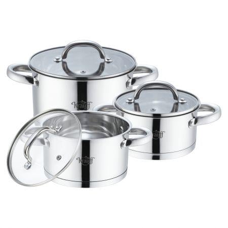 Набор кастрюль Krauff Cookware set Mastery 6 пр. (26-242-043)