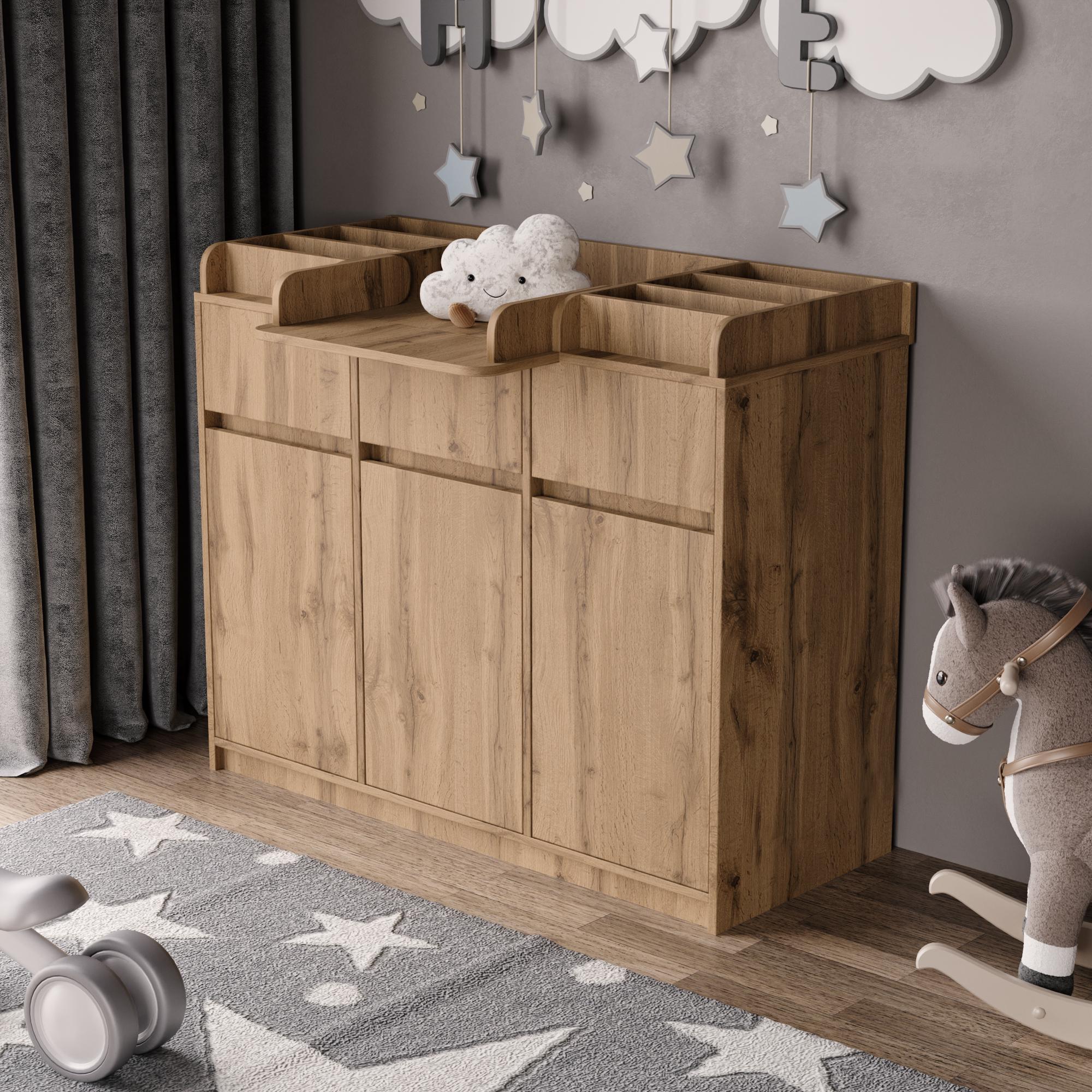 Пеленальний комод Furnigrade ПС-10 90х120х50 см Тахо