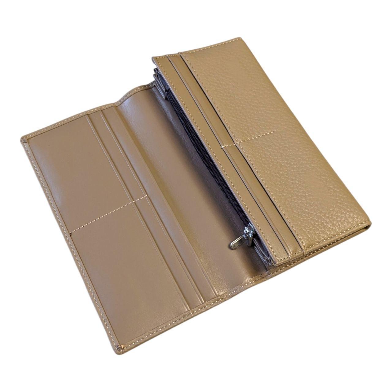 Гаманець жіночий екошкіра на магніті із зовнішнім відділенням для монет Saralyn Бежевий (3211A) - фото 3 Гаманець жіночий екошкіра на магніті із зовнішнім відділенням для монет Saralyn Бежевий (3211A) - фото 3