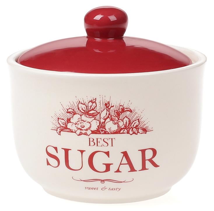Сахарница керамическая Английский Шиповник SUGAR 400 мл