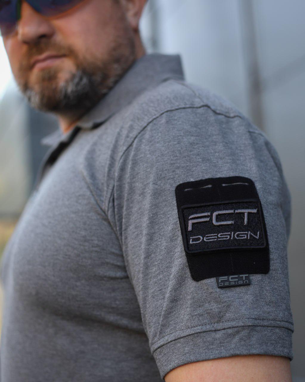 Поло FCT Design хлопок р. 46 Серый - фото 7 Поло FCT Design хлопок р. 46 Серый - фото 7