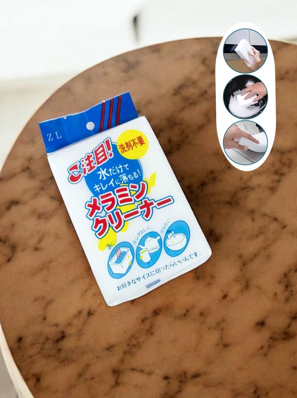 Губка меламінова CLEAN для миття та прибирання Білий (5474421) - фото 2 Губка меламінова CLEAN для миття та прибирання Білий (5474421) - фото 2