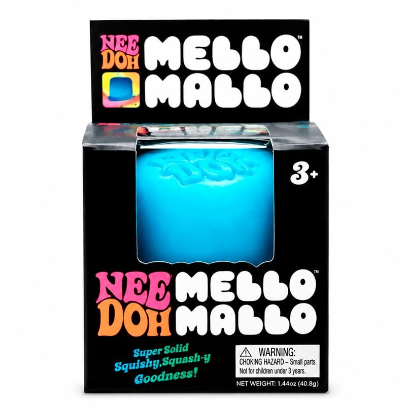Игрушка-антистресс сквиш для детей NeeDoh Зефир Mello Mallo меняет на солнце (EPC16090M)