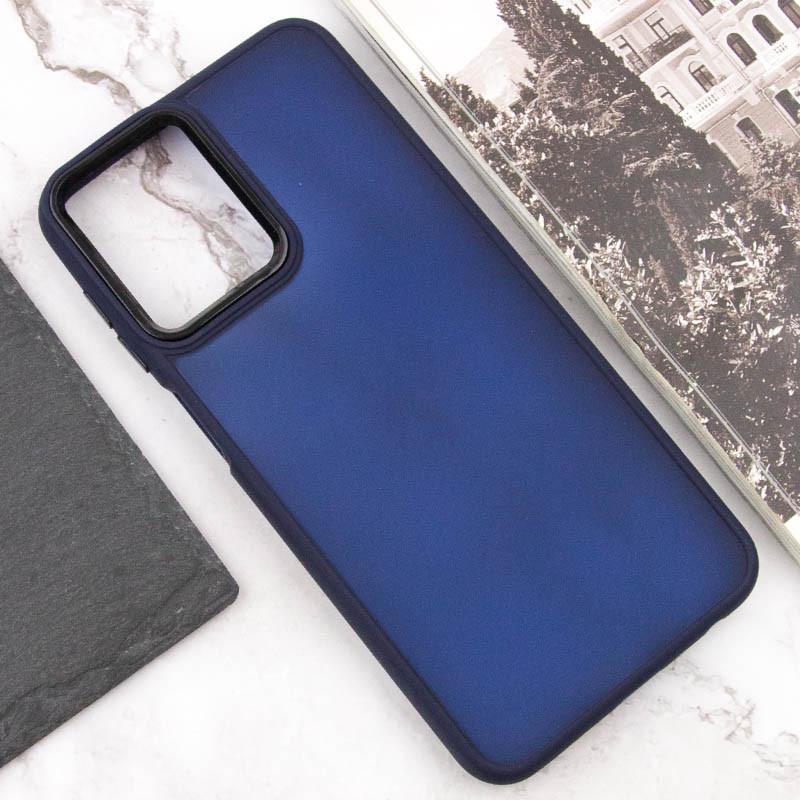 Протиударний чохол TPU+PC Lyon Frosted для Huawei Honor X8a Navy Blue - фото 4