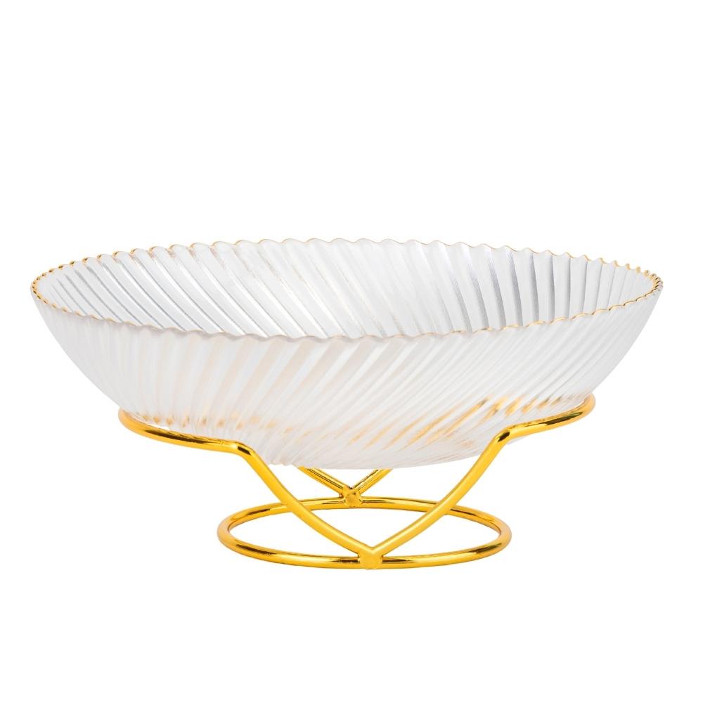 Блюдо на металлической подставке 27,5 см (70101) Блюдо на металлической подставке 27,5 см (70101)