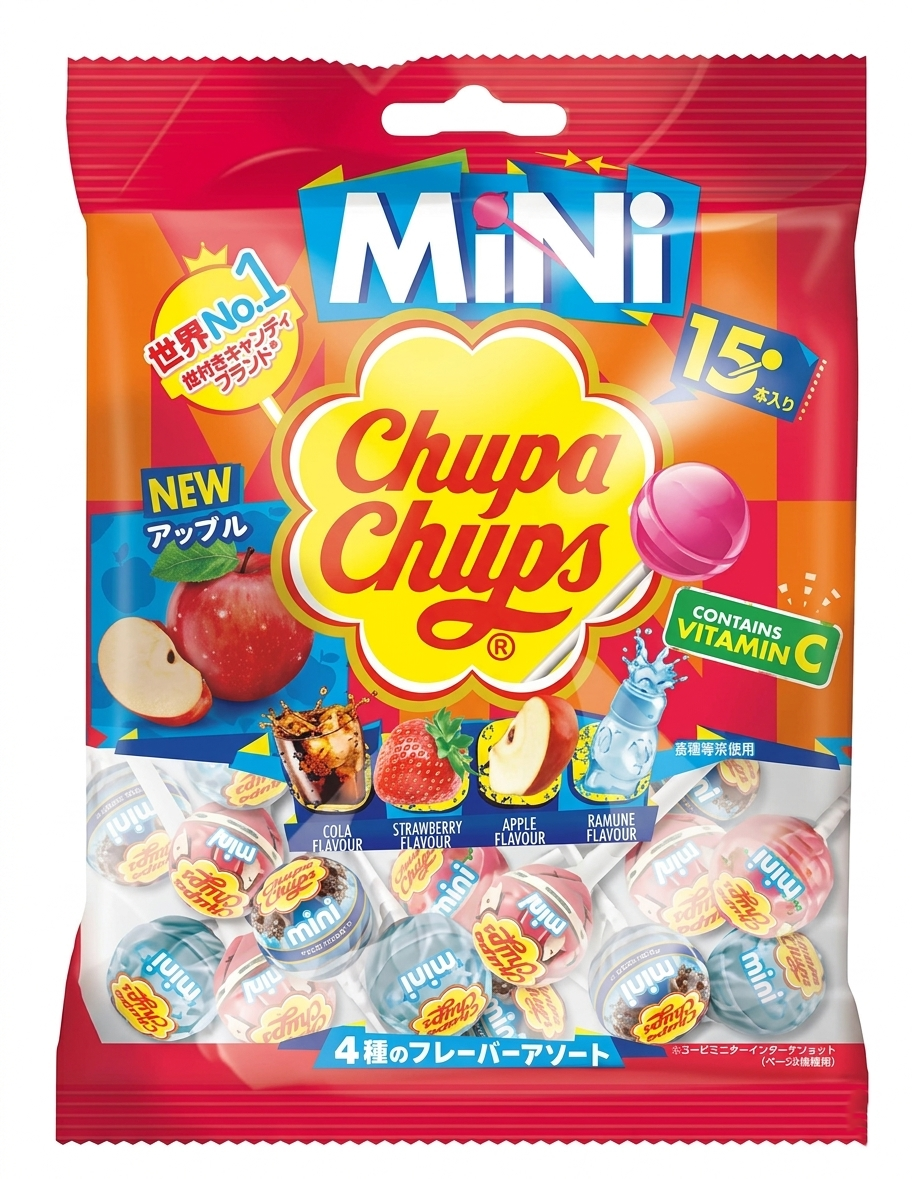 Льодяники Chupa Chups Mini Assorted Bags 15 шт. (2498382238)