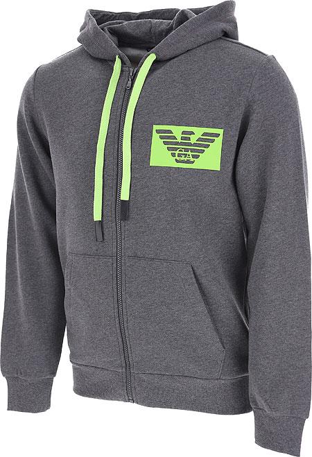 Кофта чоловіча спортивна Emporio Armani L Сірий (2F571-111784сір) - фото 3