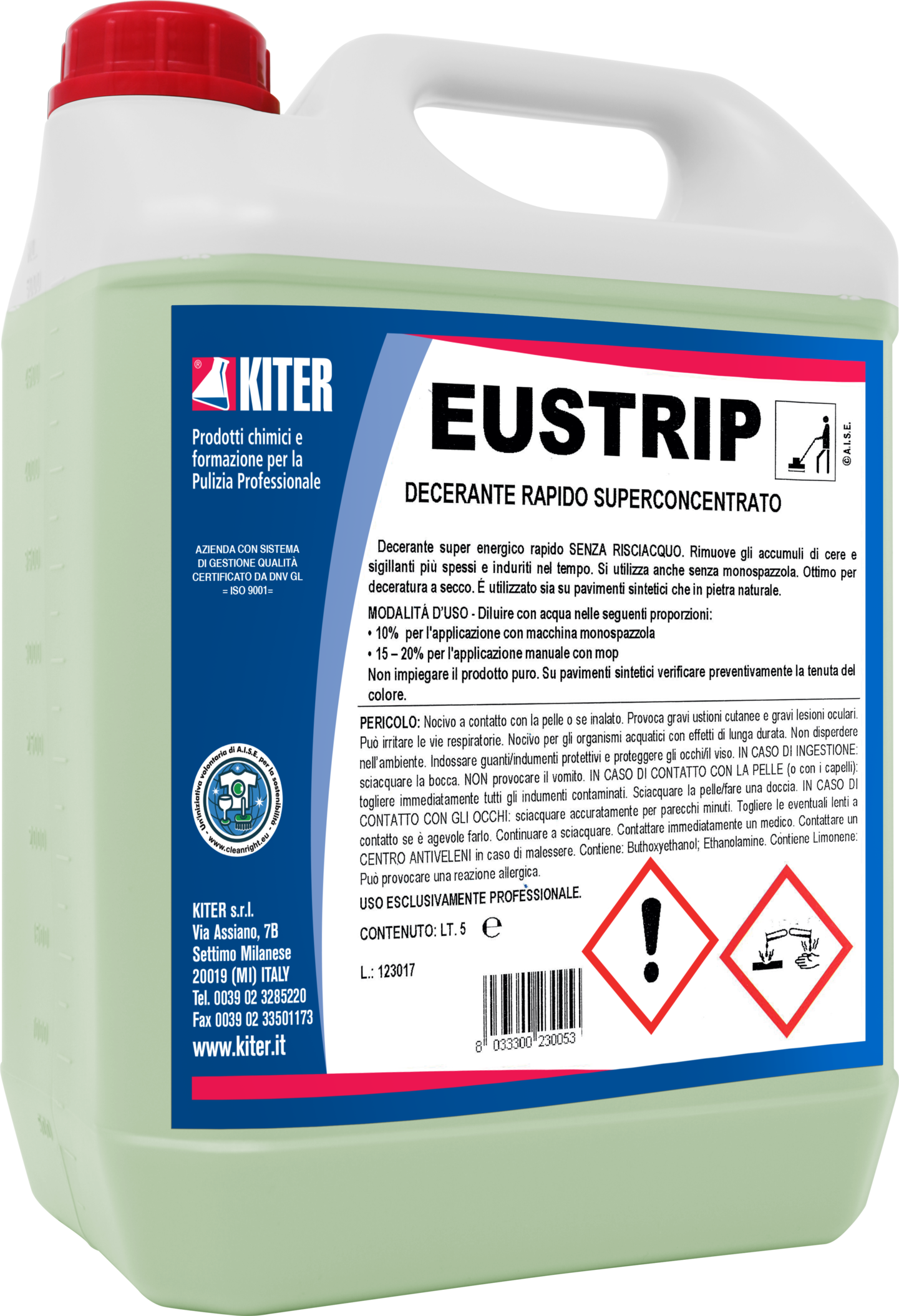 Засіб для швидкого депарафінування Kiter Eustrip 5 л (10005.5L)