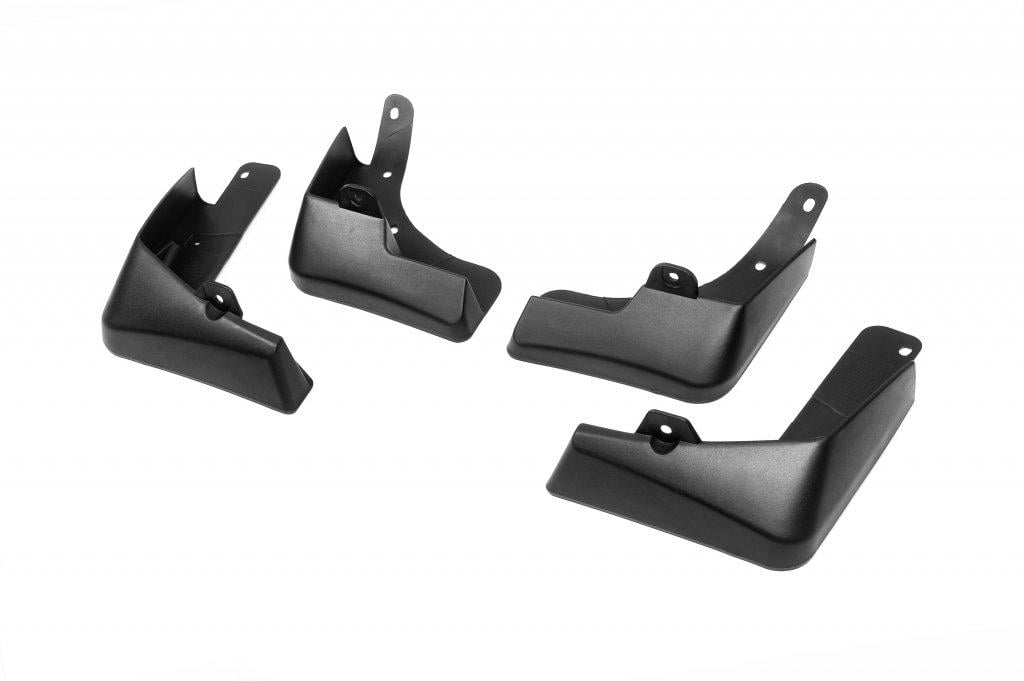 Брызговики Premium 2017/ Dongmart для Nissan X-trail T32/Rogue 2014-2021 гг. резинопластик Черный