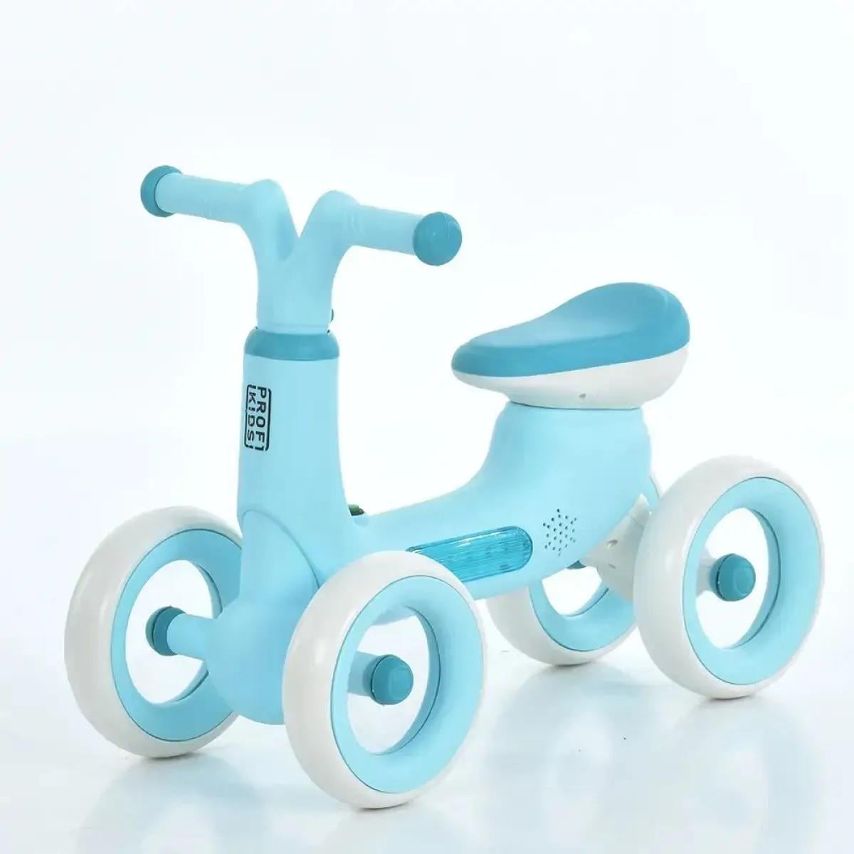 Беговел-толокар Profi Kids музыка/подсветка колеса 10" Голубой (1053-3 MВВ) Беговел-толокар Profi Kids музыка/подсветка колеса 10" Голубой (1053-3 MВВ)