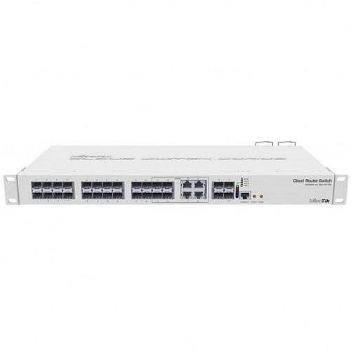 Комутатор Mikrotik CRS328-4C-20S-4S+RM 4х Combo 20х SFP 4xSFP+ L3 керований (568583)