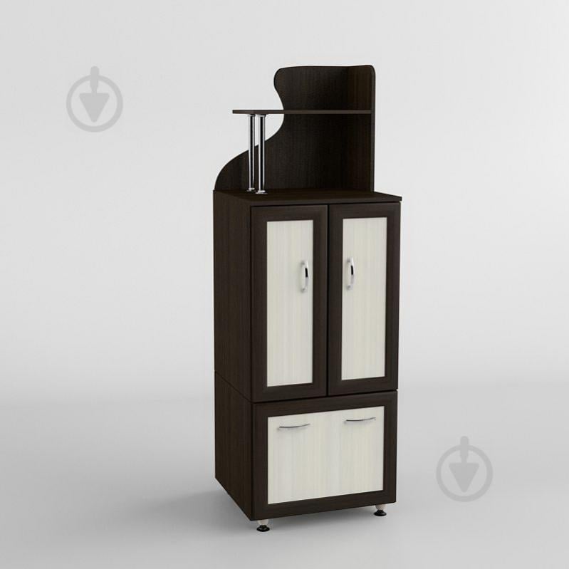 Комод с надстройкой Тиса Мебель К-161р Венге/Дуб молочный Комод с надстройкой Тиса Мебель К-161р Венге/Дуб молочный