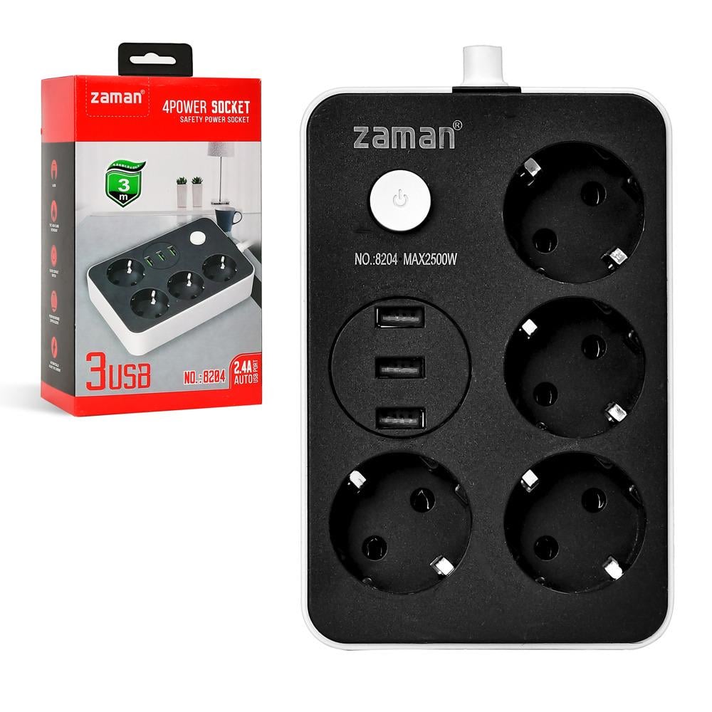 Удлинитель 3 м USB с откл 18,6х10,8х7,5 см (R95598) - фото 2 Удлинитель 3 м USB с откл 18,6х10,8х7,5 см (R95598) - фото 2