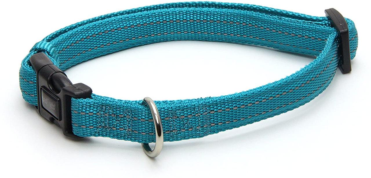 Ошейник для собак Croci SOFT REFLECTIVE светоотражающий из нейлона 40-65 см Голубой (1254841041)