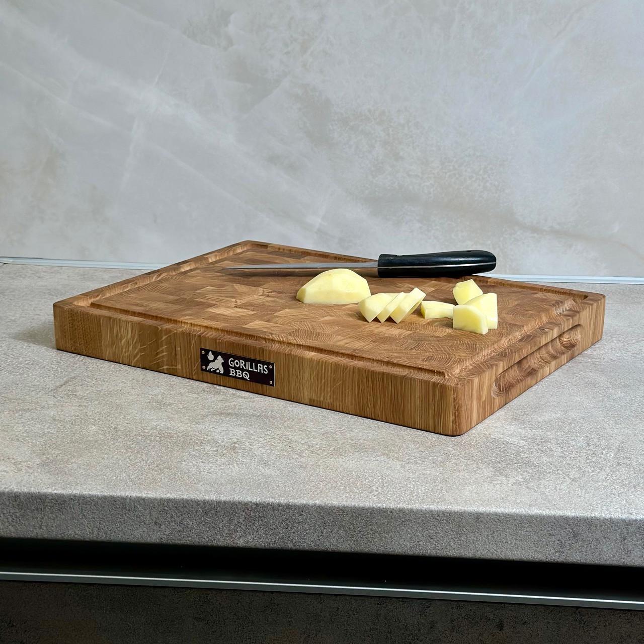 Дошка обробна торцева DS1 Дуб 40х30х4 см (27722322) - фото 2 Дошка обробна торцева DS1 Дуб 40х30х4 см (27722322) - фото 2