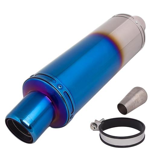 Глушитель мото прямоточный НГ-0766-BL 2"