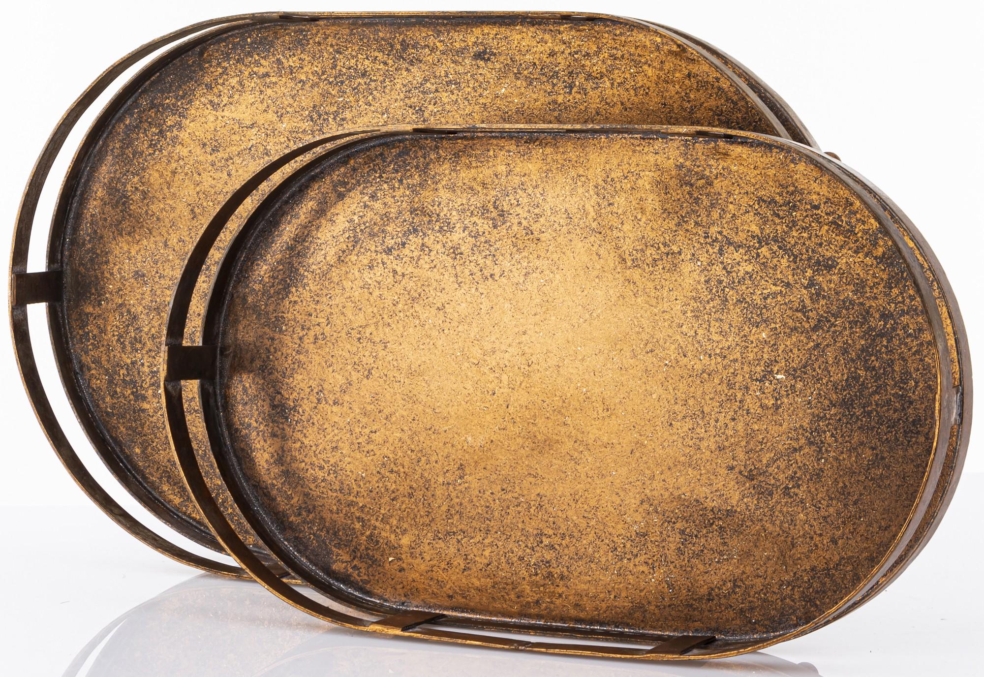 Набор подносов декоративных 2 шт. 6x40x26/6x35x22 см (163530)