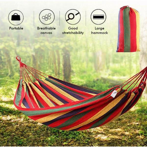 Гамак Amazonas Picnic Hammock з чохлом 200x100 см Червоний (15468301) - фото 3