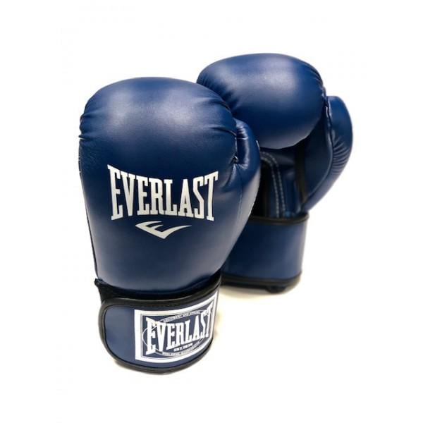 Боксерские перчатки Lev Sport EVERLAST стрейч р. 8 Синий (8585053829311)