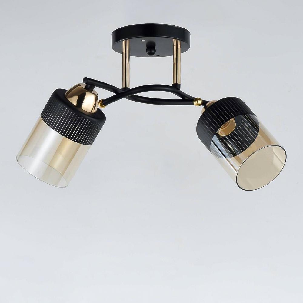 Люстра потолочная Light House SRS-19026/2 Черный с золотым