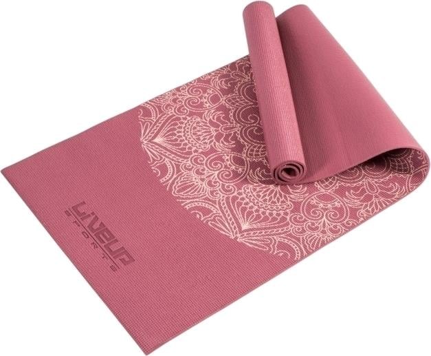Коврик для йоги LiveUp PVC PRINTED YOGA MAT Красный (LS3231C-06r) - фото 1 Коврик для йоги LiveUp PVC PRINTED YOGA MAT Красный (LS3231C-06r) - фото 1