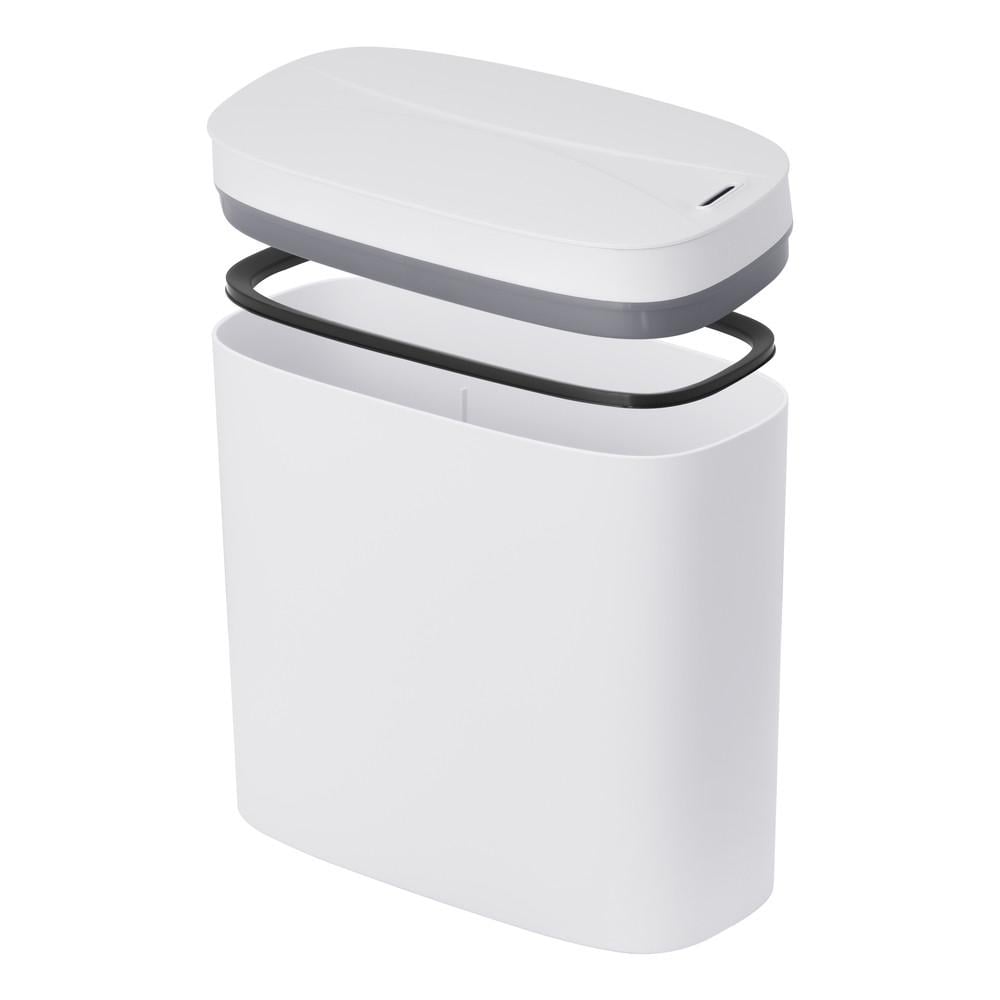 Мусорное ведро сенсорное MIXXUS Flat-TC0109 овальное 9 л White (MI7074) - фото 9