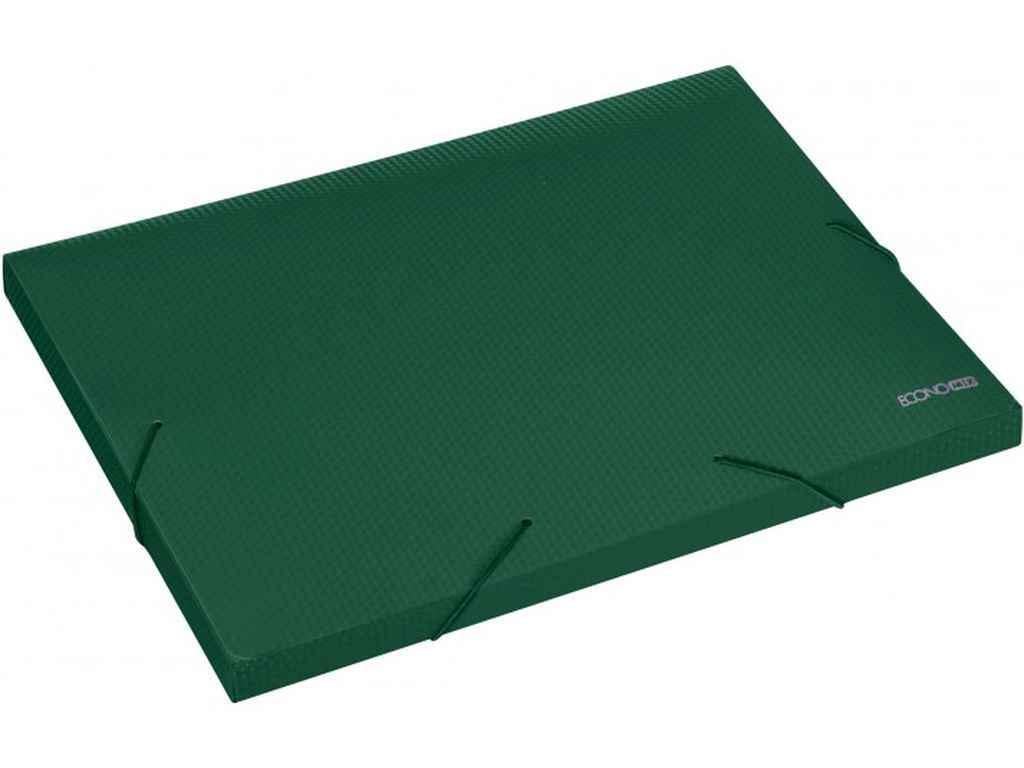 Папка-бокс Economix пластиковая А4 20 мм фактура бриллиант Зеленый (E31401-04)