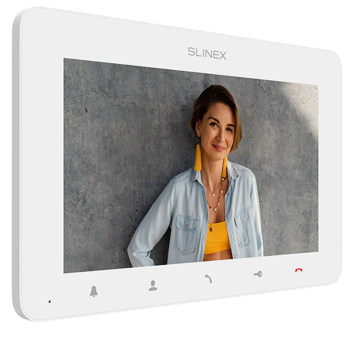 Комплект видеодомофона Slinex SM-07 и ML-17HR White/Graphite