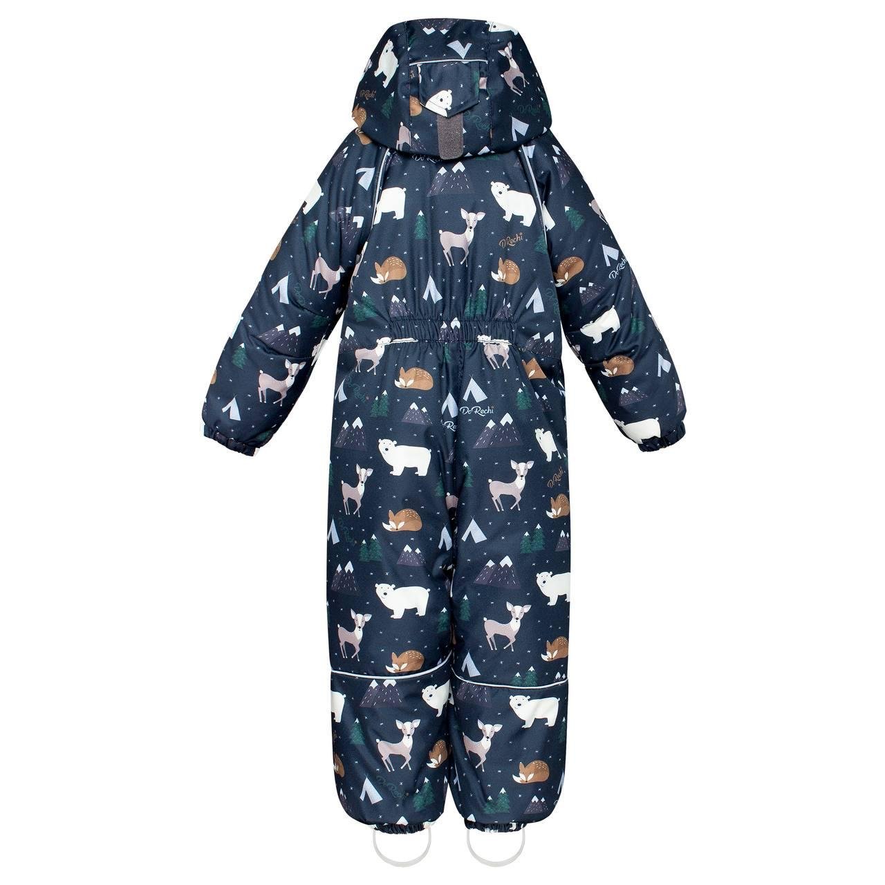 Детский зимний комбинезон с капюшоном DoRechi Аполло Арктика 86 см Синий (21491) - фото 9