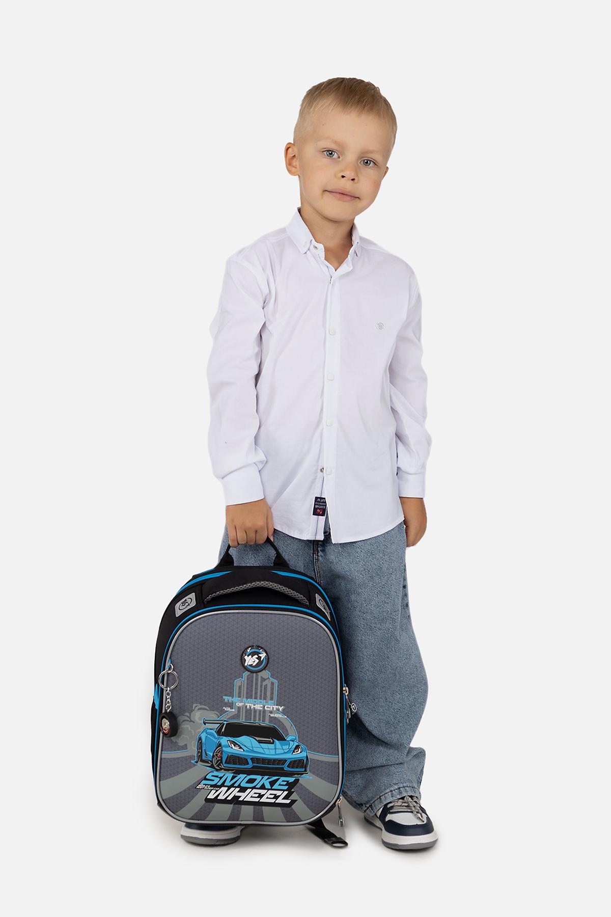 Рубашка с длинным рукавом ЦБ-00254389 для мальчика 134 см Белый (SKT001003871) - фото 5 Рубашка с длинным рукавом ЦБ-00254389 для мальчика 134 см Белый (SKT001003871) - фото 5