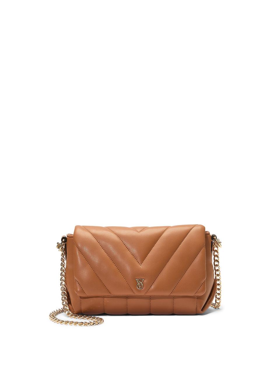 Женская сумка женская Victoria's Secret Medium Crossbody Коричневый (2643799088)
