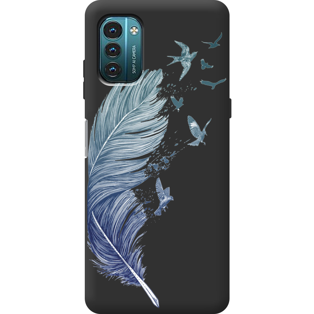 Чехол BoxFace Nokia G21 Feather Черный силикон (44288-cc38-44291)