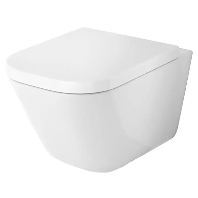 Унитаз подвесной ROCA GAP Rimless A34647L000 безобедочный без сидения (98827) - фото 3