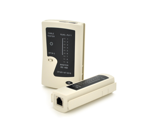 Тестер кабельный Merlion TL-468 RJ-11/RJ-45 Grey (YT-TL-468)