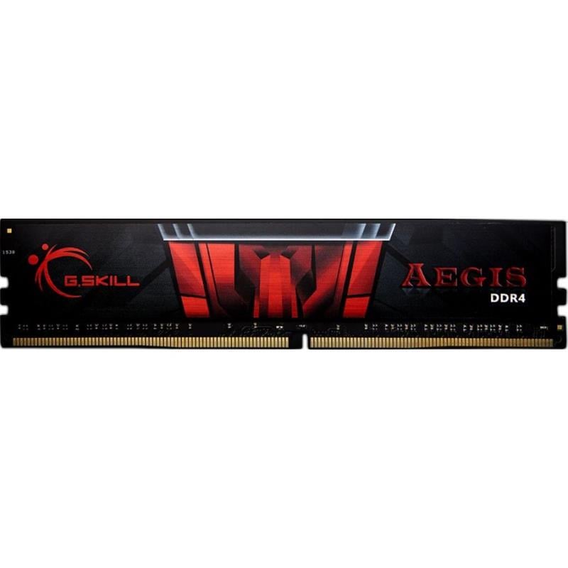 Оперативна пам'ять G.Skill Aegis DDR4 8 Гб 2400 МГц Black/Red (F4-2400C15S-8GIS)