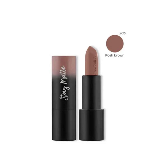 Помада для губ PARISA COSMETICS Stay Matte L-08 тон №205 Posh brown (2736747475)