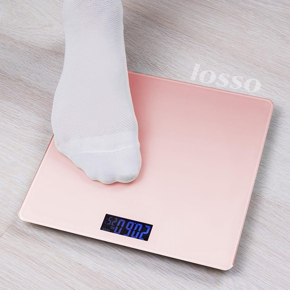 Весы напольные электронные аккумуляторные LOSSO BLUSH FS-2611 Розовый (532346504) - фото 2 Весы напольные электронные аккумуляторные LOSSO BLUSH FS-2611 Розовый (532346504) - фото 2