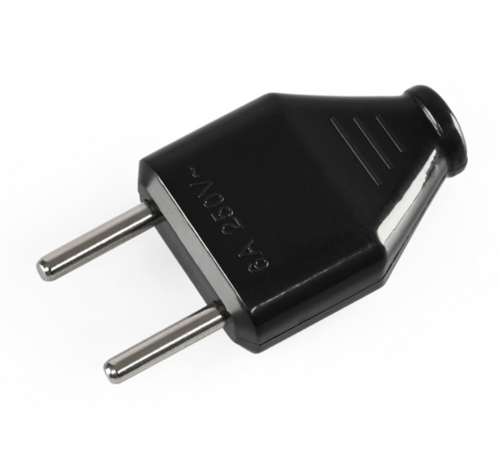 Вилка мережева TITANUM STANDART б/з 6А Чорний (27849307)