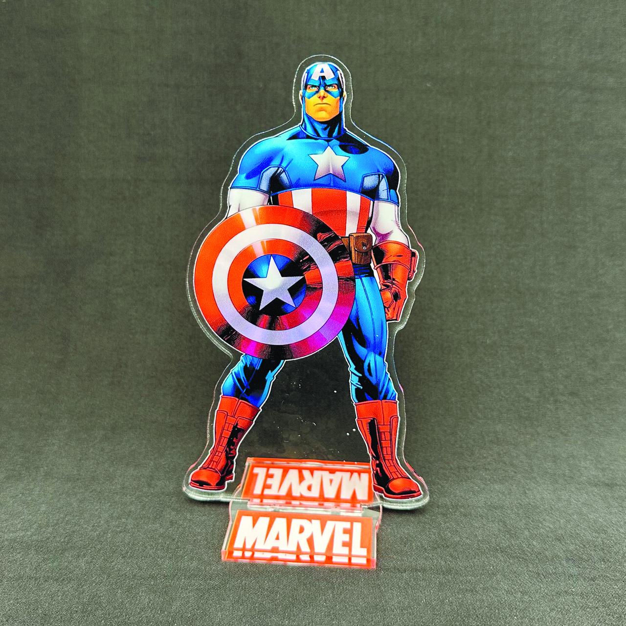 Фигурка коллекционная акриловая Marvel Капитан Америка 15 см (2502479591)