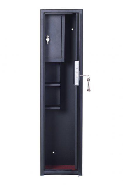 Сейф збройовий 1100 2ТП для 2 рушниць до 108 см Чорний - фото 2