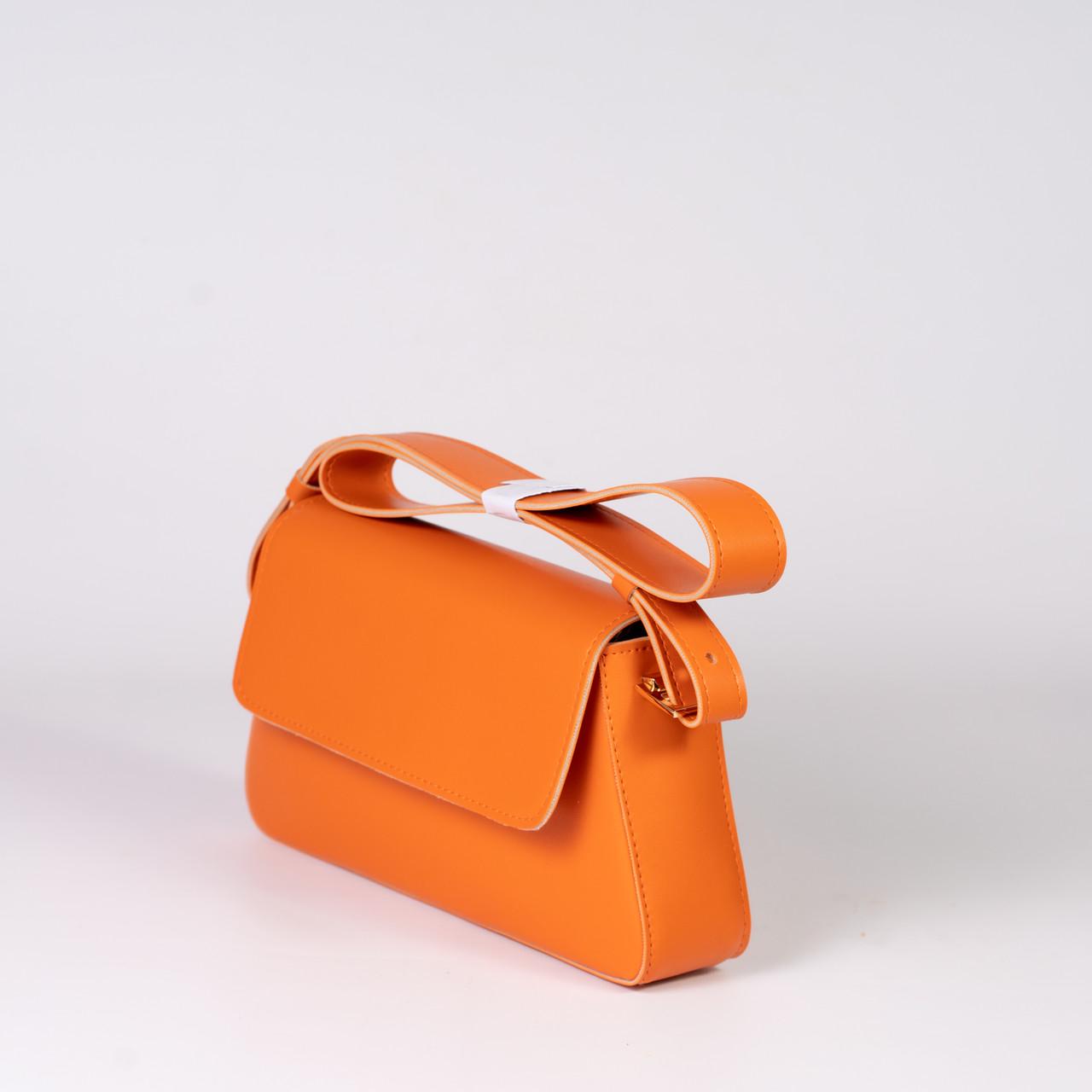 Сумка жіноча багет XENIA № 26-24 Помаранчевий - фото 2 Сумка жіноча багет XENIA № 26-24 Помаранчевий - фото 2