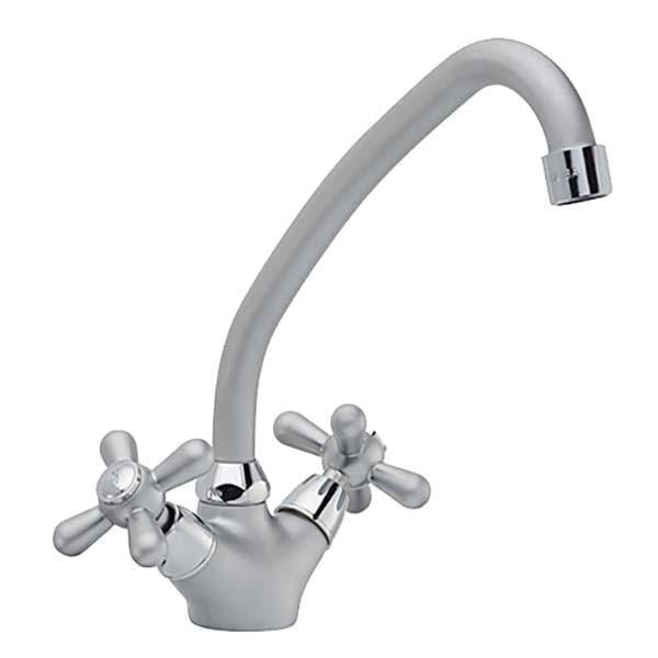 Смеситель для кухни Haiba Dominox HB0076 двухвентильный Satin (31522822)