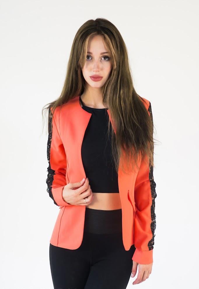 Піджак жіночий Podium Darline 21333-CORAL XS Кораловий
