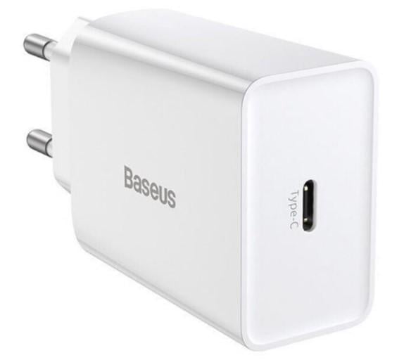 Зарядное устройство для Baseus Speed Mini Quick Charger 20W White (AWN-00148)