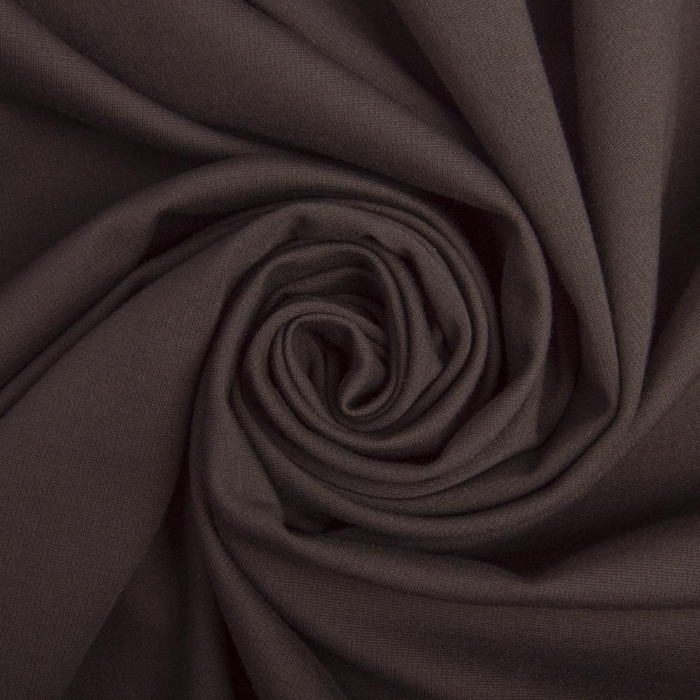 Ткань трикотаж Прага 525 гр/м2 Шоколад (23441)