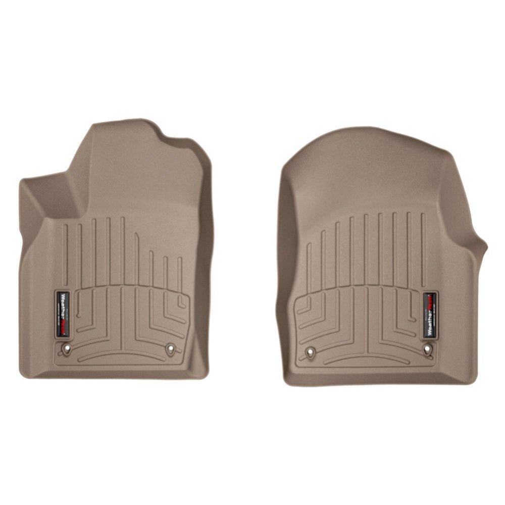 Килимки в салон WeatherTech для Jeep Grand Cherokee 2013- передні з бортиком Бежевий (454851)