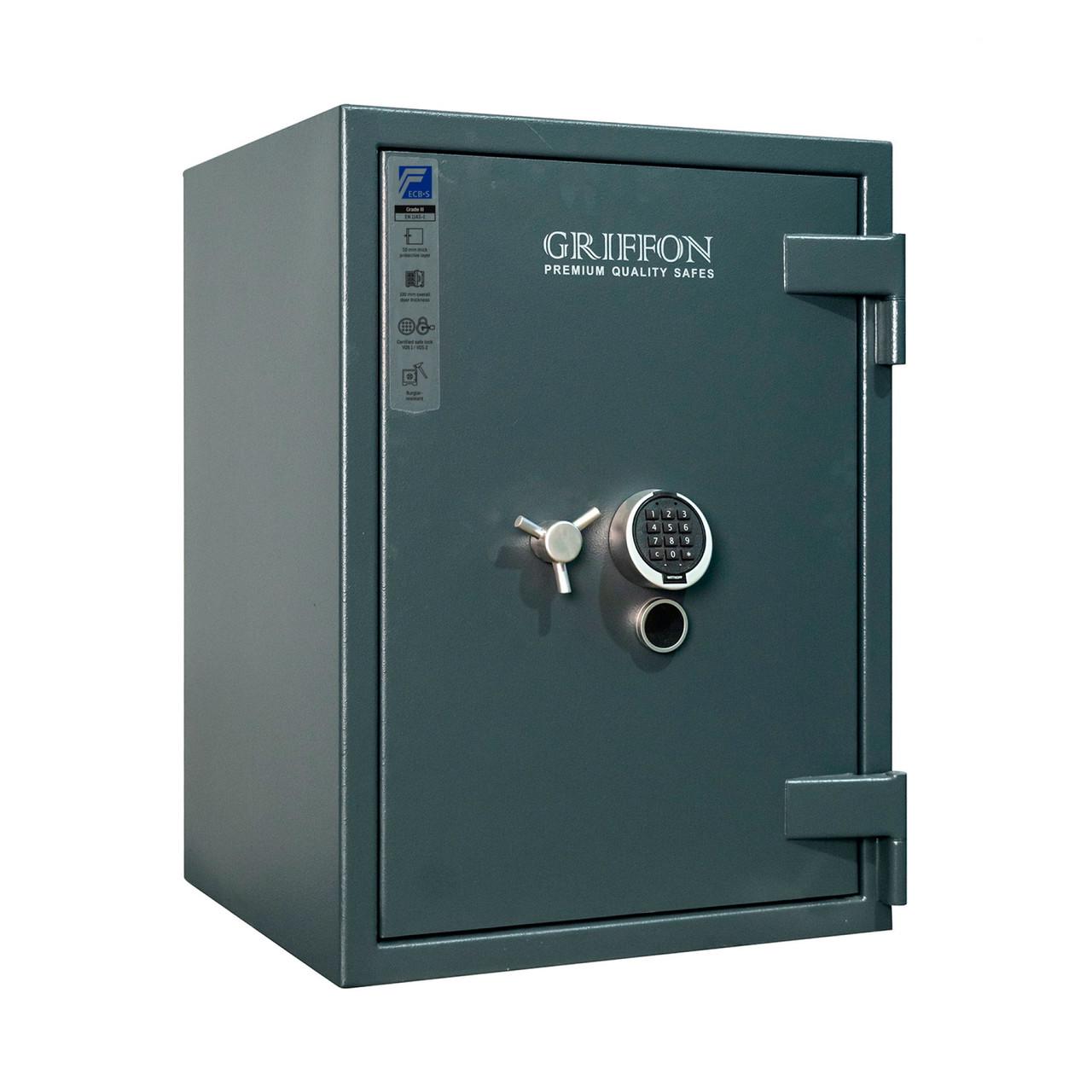 Сейф зломостійкий Griffon CLE III.80.K.E Dark Grey